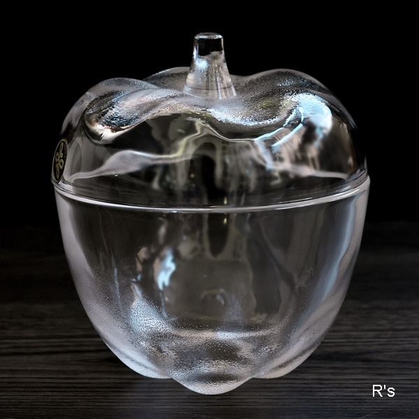 Apple HOYA クリスタルガラス 非売品 置物 Apple HOYA クリスタル