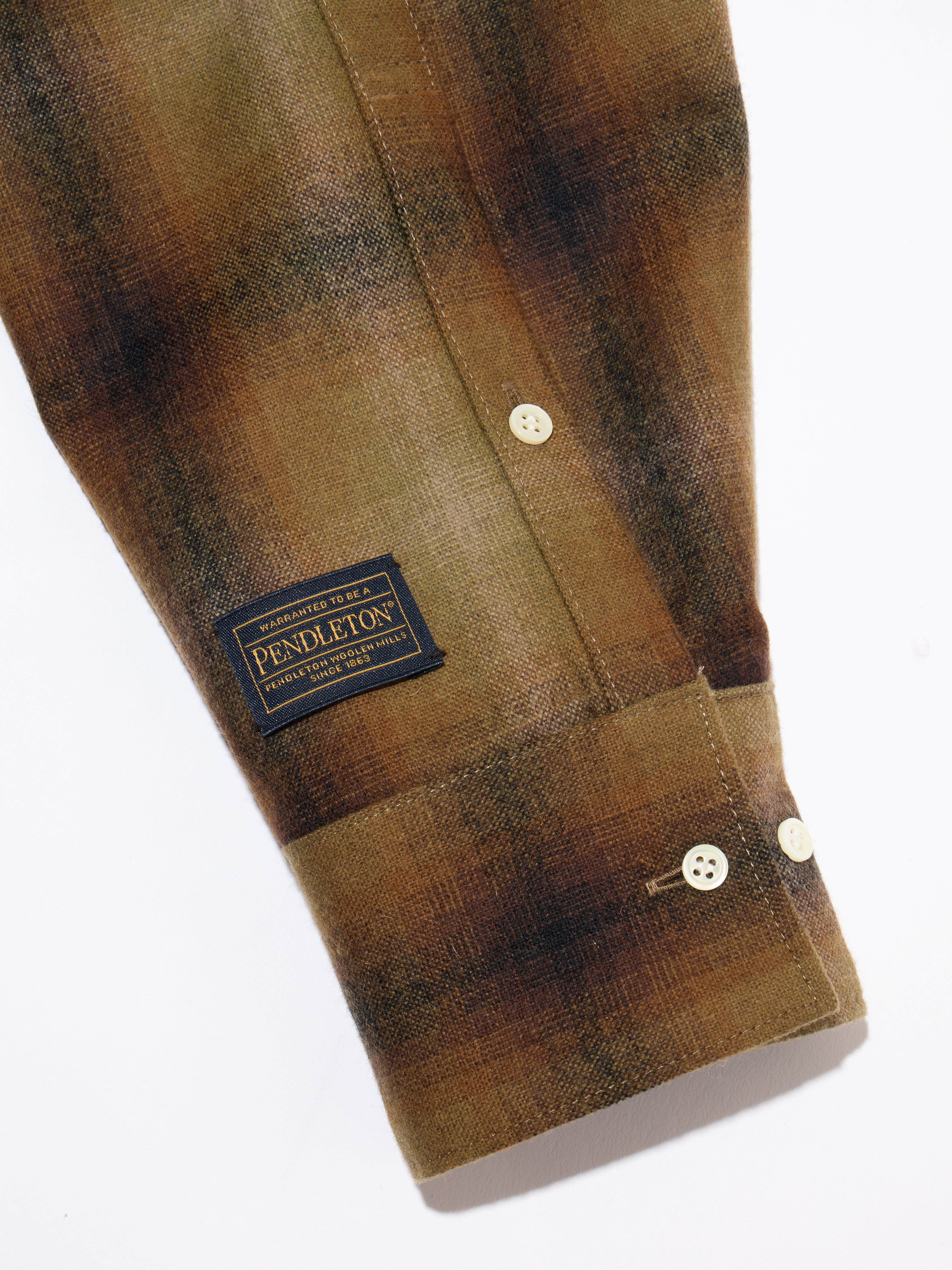 DELUXE x BASICKS x PENDLETON SHIRTS BROWN – DELUXE2003