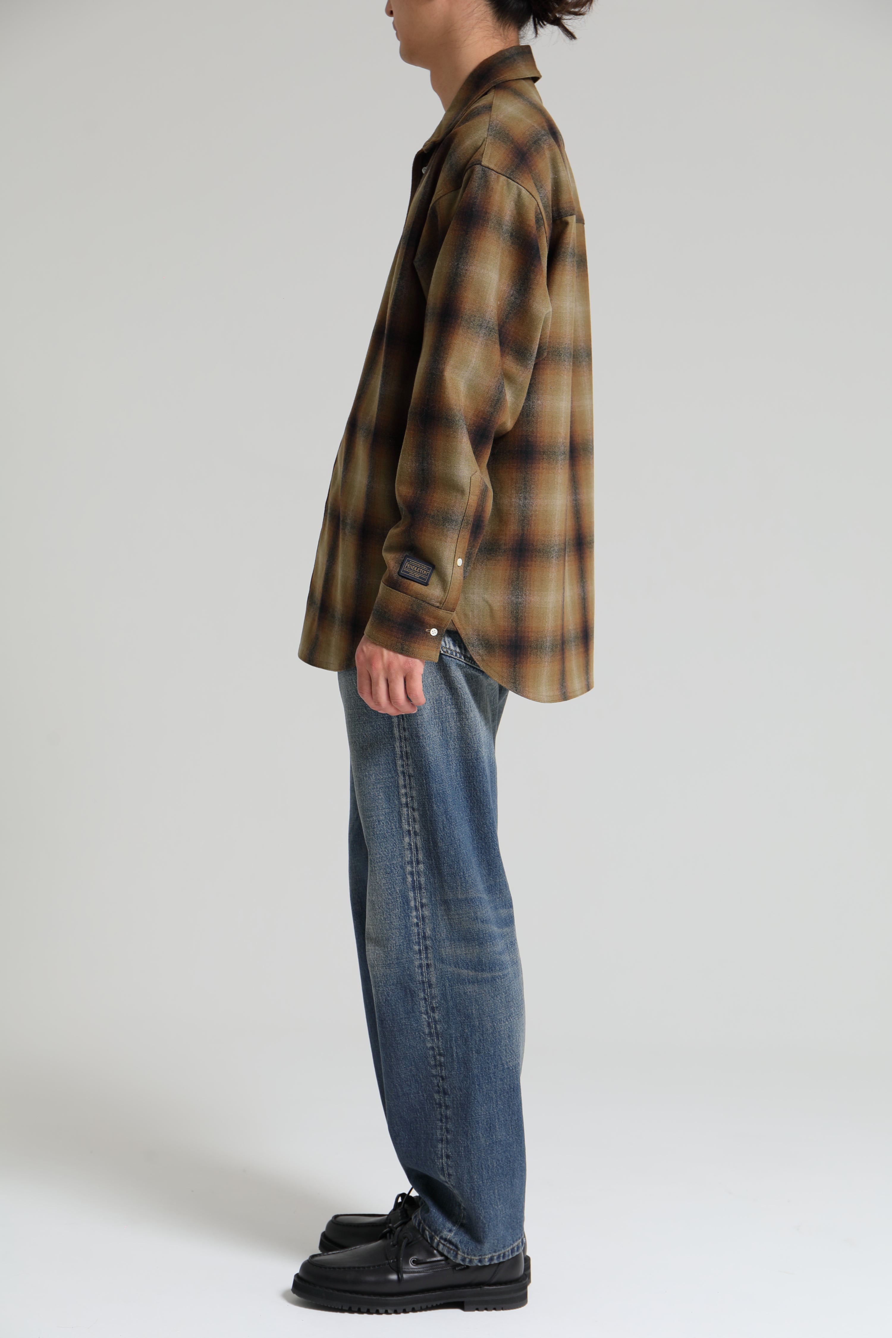 DELUXE x BASICKS x PENDLETON SHIRTS BROWN – DELUXE2003