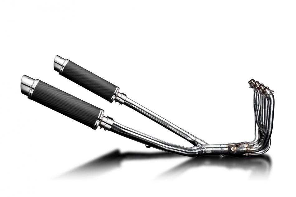 Kawasaki ZX-14R 2012-2023 Complete Exhaust 4-2 14″ Round Carbon