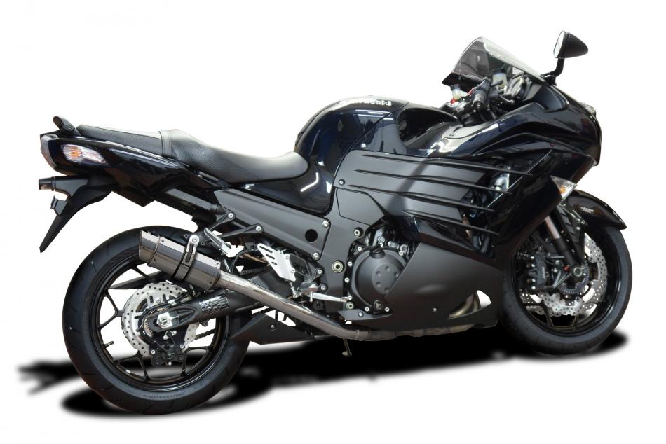 キングカズ Kawasaki ZX-14R 2012-2023 Slip On 8″ Round Stainless