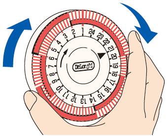 オイルヒーター】（24時間電子タイマー）タイマーのセットの仕方が
