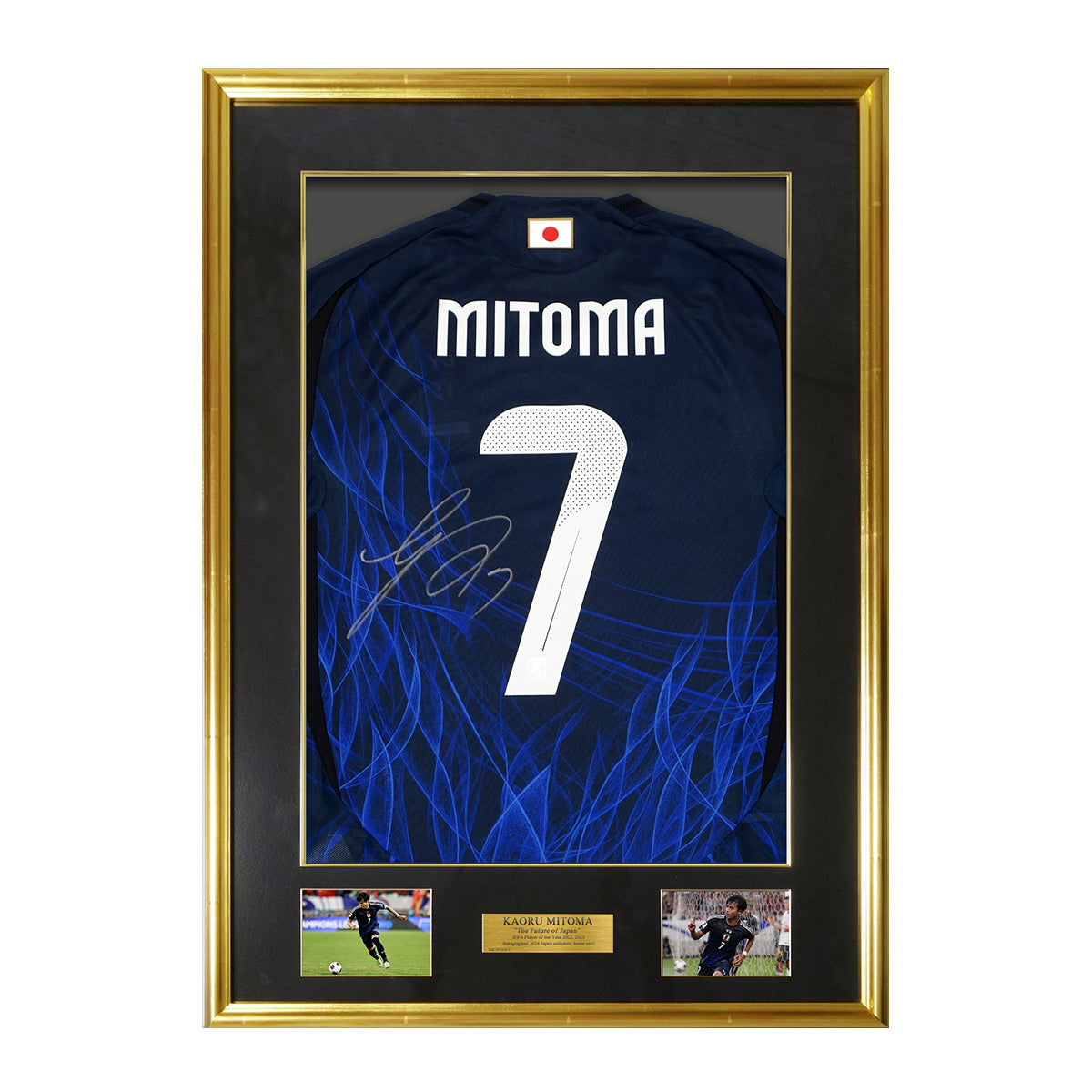 直筆サイン入り写真 ホセ・サロモン・ロンドン 大連一方足球倶楽部 SA