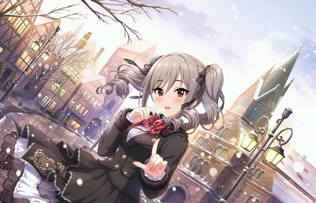 祝福のシュトラール 神崎蘭子 SP デレステ】クリスマス限定SSR［祝福の