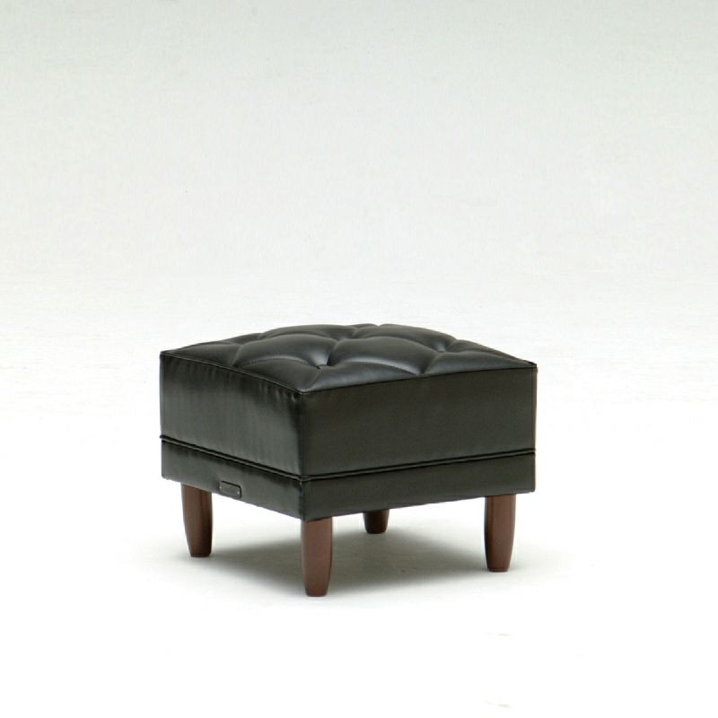 オールド カリモク オットマン スツール スタンダード ブラック