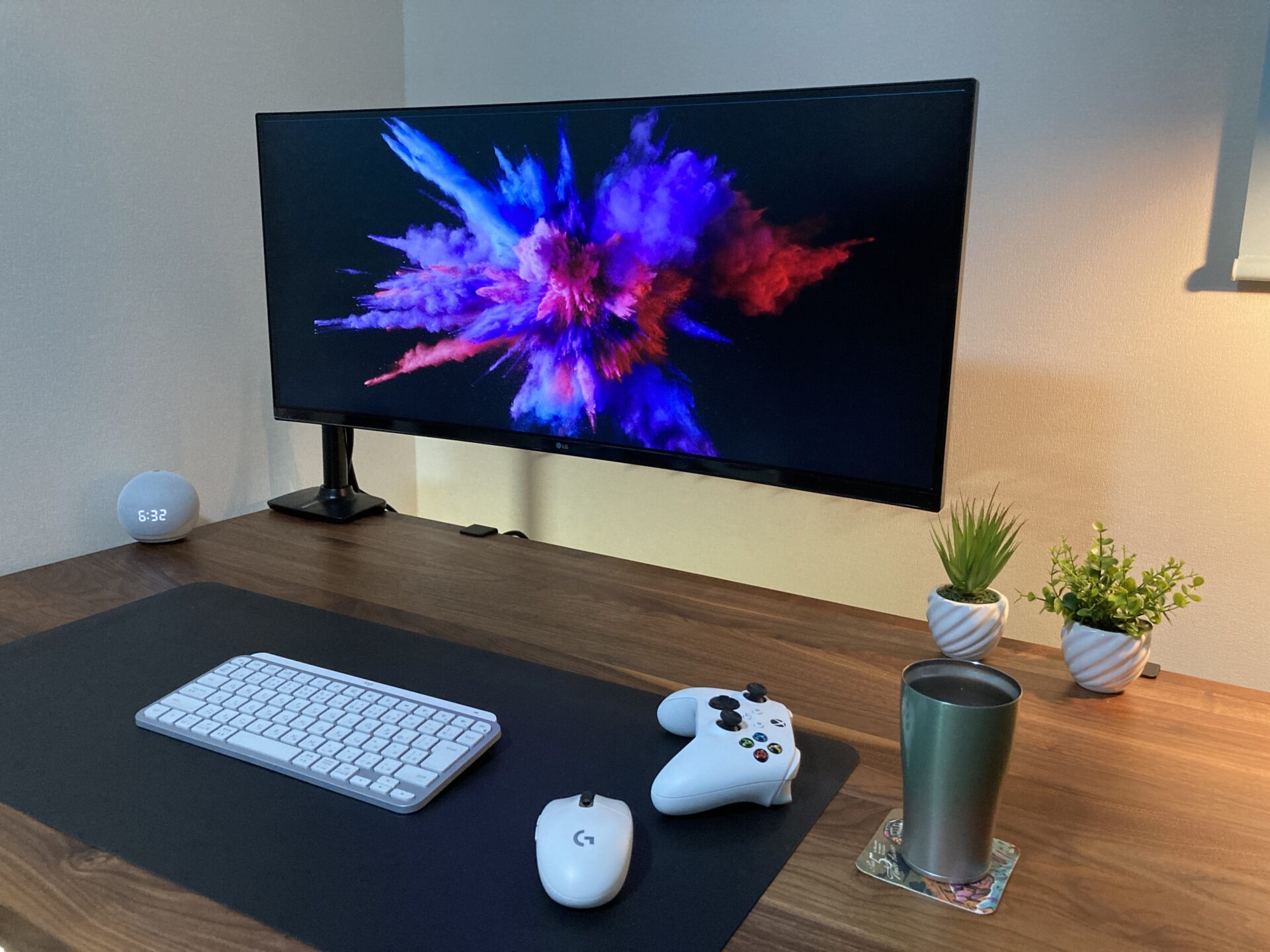 LG 注文 ウルトラワイドモニター(2560×1080)とモニターアーム LG