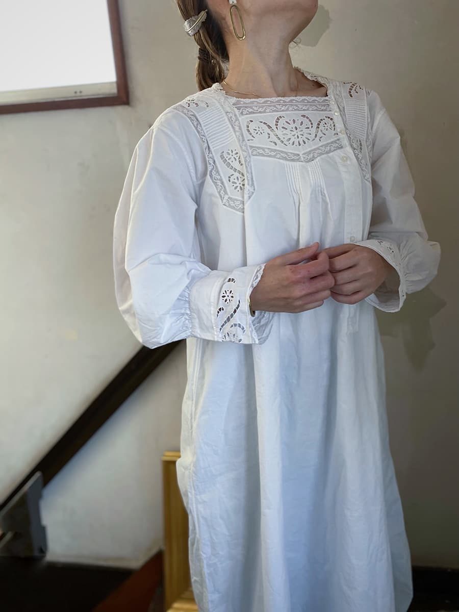 アンティークエドワーディアンナイトドレス