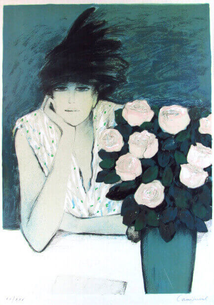 ジャン・ピエール・カシニョール ダイアナと花束