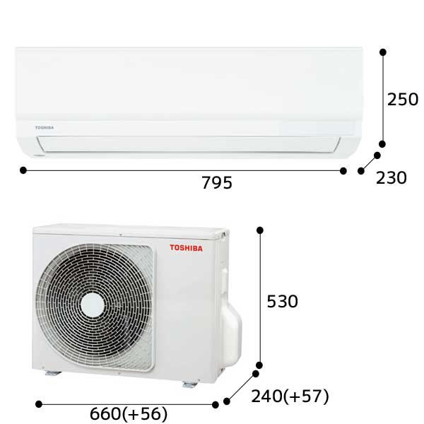 東芝 ルームエアコン おもに6畳用 RAS-2215TL(W)