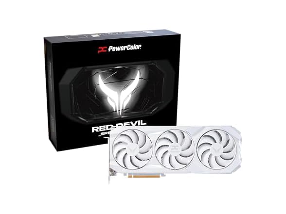 PowerColor Red Devil Spectral White AMD Radeon RX 9070 XT 16GB