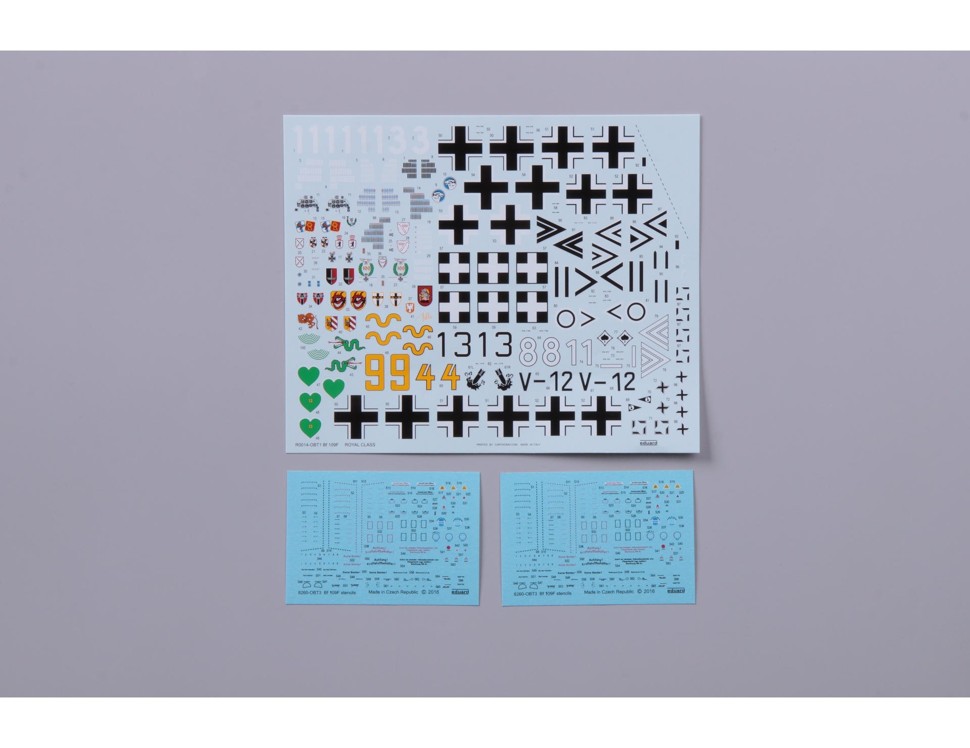 エデュアルド 1/48 Bf 109E 2機 ロイヤルクラス おまけデカール付き