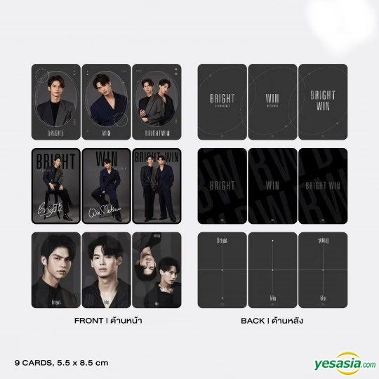 GMMTV 直筆サイン入りポストカード 5枚セット 1点のみ】BrightWin 直筆