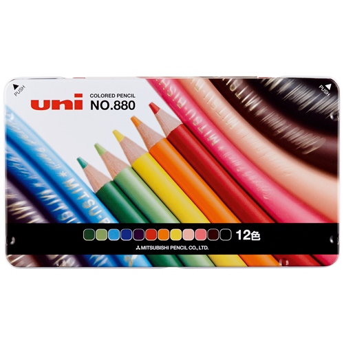 スマートスクール / 色鉛筆880 K88012CPN 12色セット