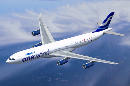 美品】FINNAIR A340-300 ワンワールド Phoenix 美品】FINNAIR A340-300