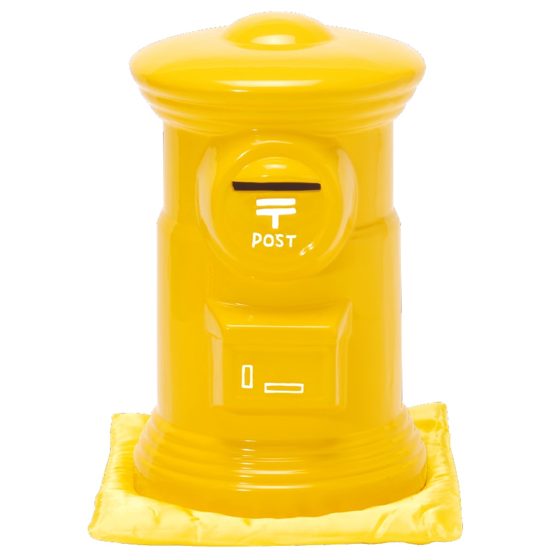 金 郵便ポスト型 貯金箱 GOLD300 貯金箱 Post Bank gold T300G 貯金箱 Post