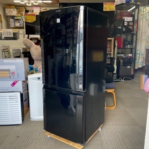 三菱 ノンフロン冷凍冷蔵庫 146L 2017年製 MITSUBISHI 三菱 冷蔵庫 MR