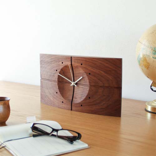 旭川クラフト Arms 工房アームズ シェイドクロック 国産クラフト 木製