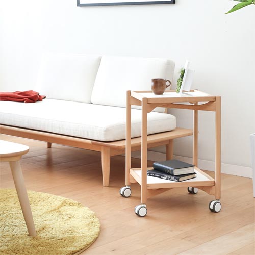 旭川家具 cosine コサイン トレーテーブル 国産家具 無垢 サイド