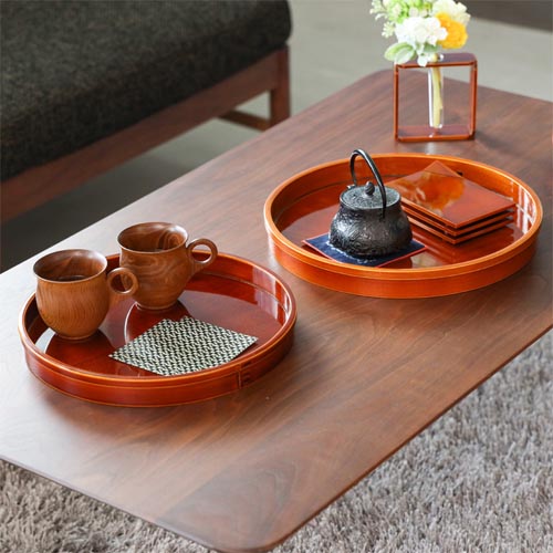 天然木 飛騨春慶塗 御膳 5枚 【公式通販】