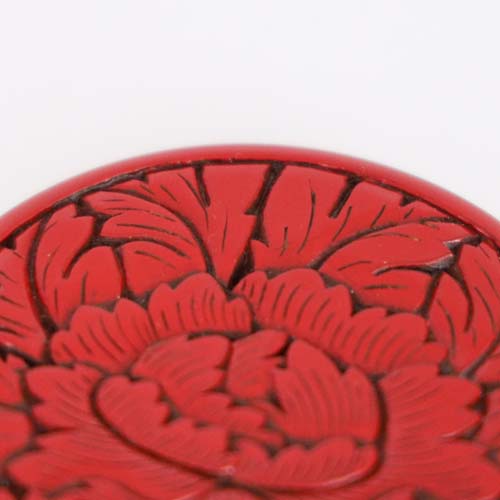 村上木彫堆朱 藤井漆工 姫鏡 伝統工芸品 木製 ハンドミラー | MUKU工房
