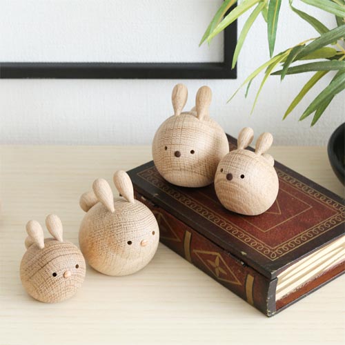 旭川クラフト K-WOOD K-ウッド Yurayura ゆらゆらうさぎ 国産クラフト