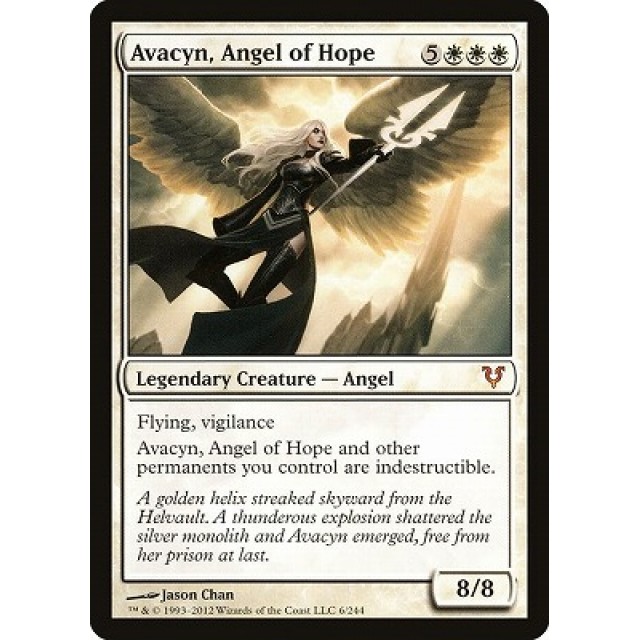 mtg 希望の天使アヴァシン 初版foil英語 英語版 エッチング・Foil 希望