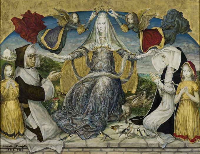 日本と西欧を融合させた画風に注目。藤田嗣治にフォーカスした展覧会