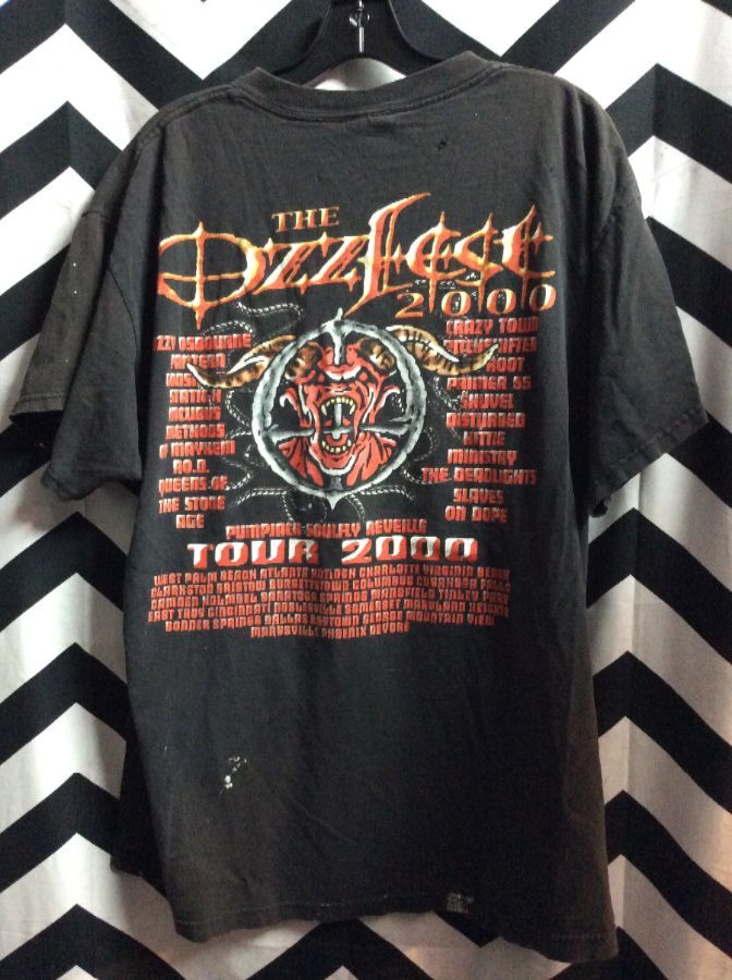 T-shirt The Ozzfest 2000 Tour | Boardwalk Vintage