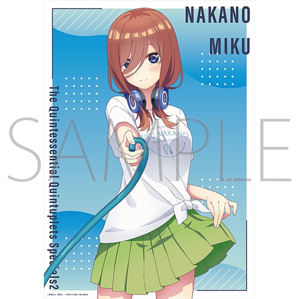 五等分の花嫁＊ クリアポスター／中野三玖: キャラグッズ｜ムービック