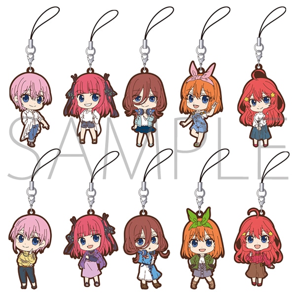 五等分の花嫁グッズまとめ売り 缶バッジ ラバーストラップ コード