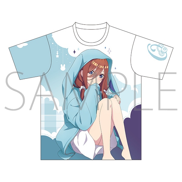 五等分の花嫁＊ フルグラフィックTシャツ／中野三玖: キャラグッズ