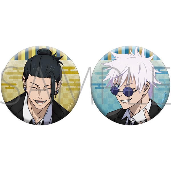 呪術廻戦 五条悟 プライズ 缶バッジ2点 プライズ 呪術廻戦 五条悟 缶