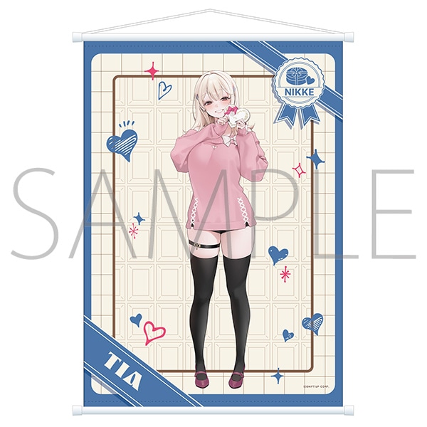 勝利の女神:NIKKE B2タペストリー ティア バレンタイン2024ver