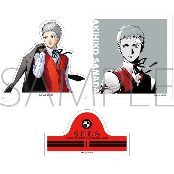 ペルソナ3 リロード メタルステッカーセット 真田 明彦: キャラグッズ