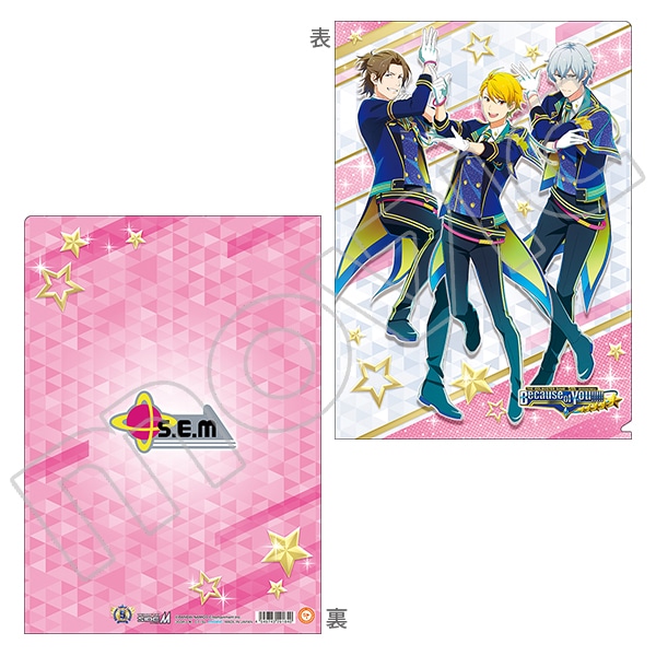 アイドルマスター SideM クリアファイル 5周年 S.E.M: キャラグッズ