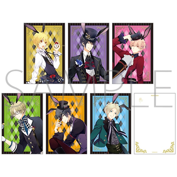 ツキウタ。 ポストカードセット／Six Gravity／原作RABBITS KINGDOM