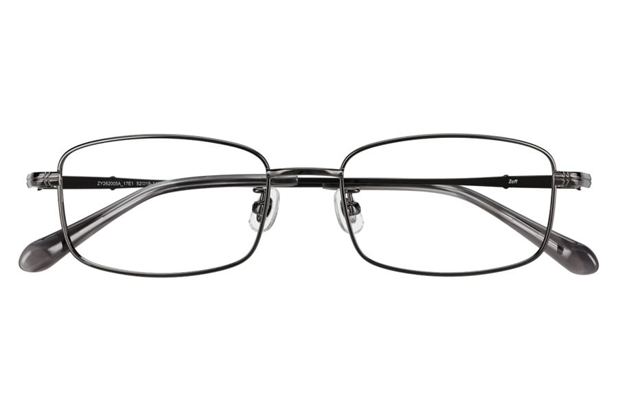 ファッション性の高いウェリントン型メタルフレーム（ZY262005-17E1