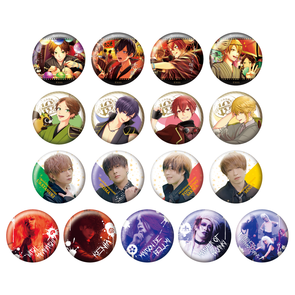 浦島坂田船 缶バッジ うらたぬき 志麻 あほの坂田 センラ 歌い手 浦島