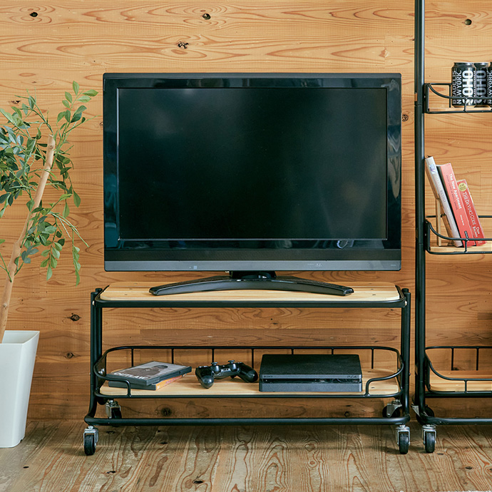 テレビボード アイアンラック ハンドメイド 新生活 木製 観葉植物