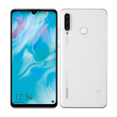 SIMロック解除済】au Huawei P30 lite Premium HWV33 Pearl White|中古
