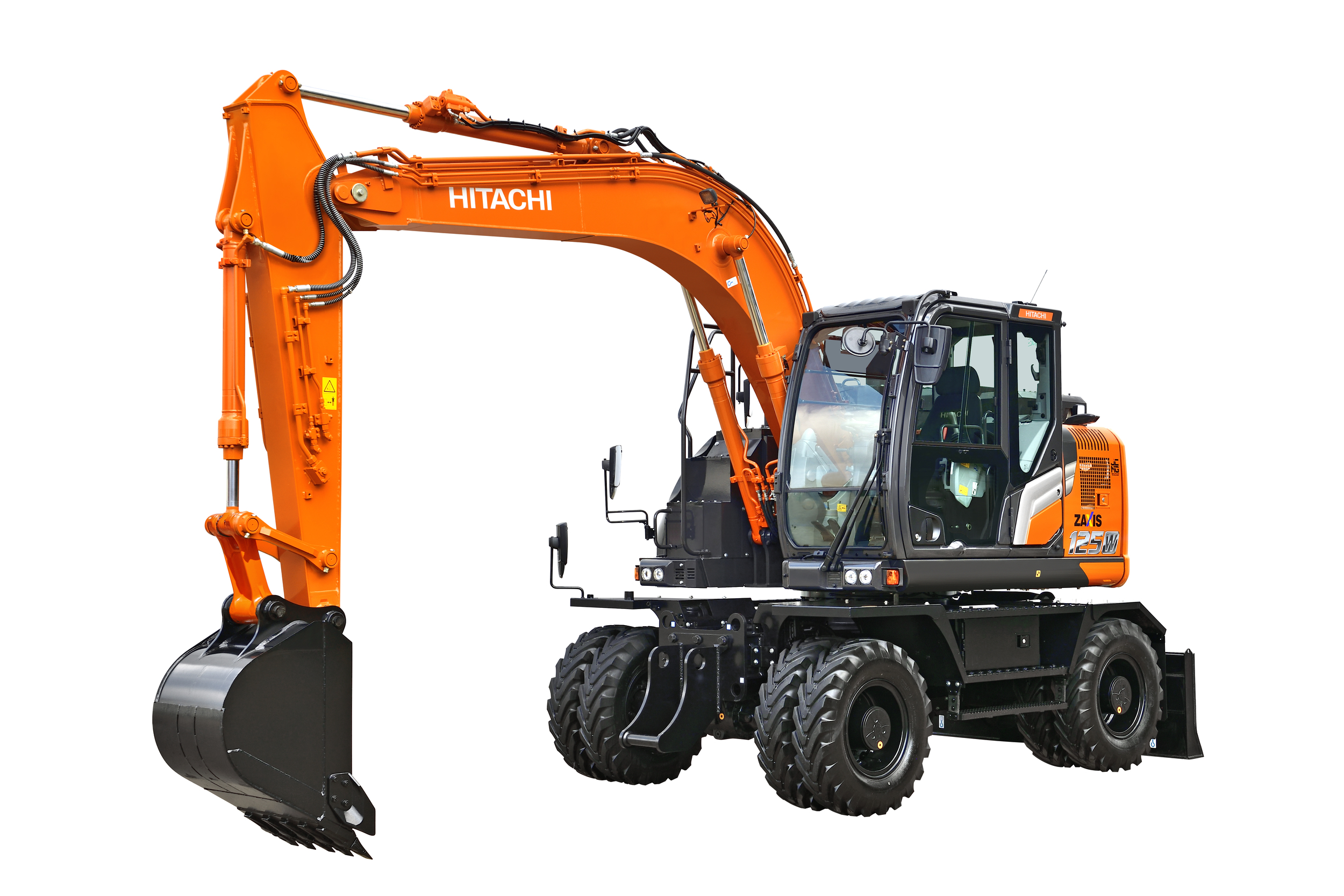 日立建機 ホイール式油圧ショベル ZX125W-7 の受注を開始 | KENKEY
