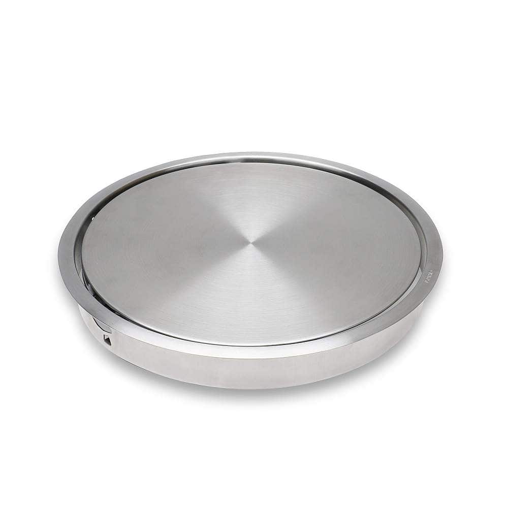 ステンレス ダンパー付屑入投入口 AD-GD型 蓋付 【スガツネ工業】