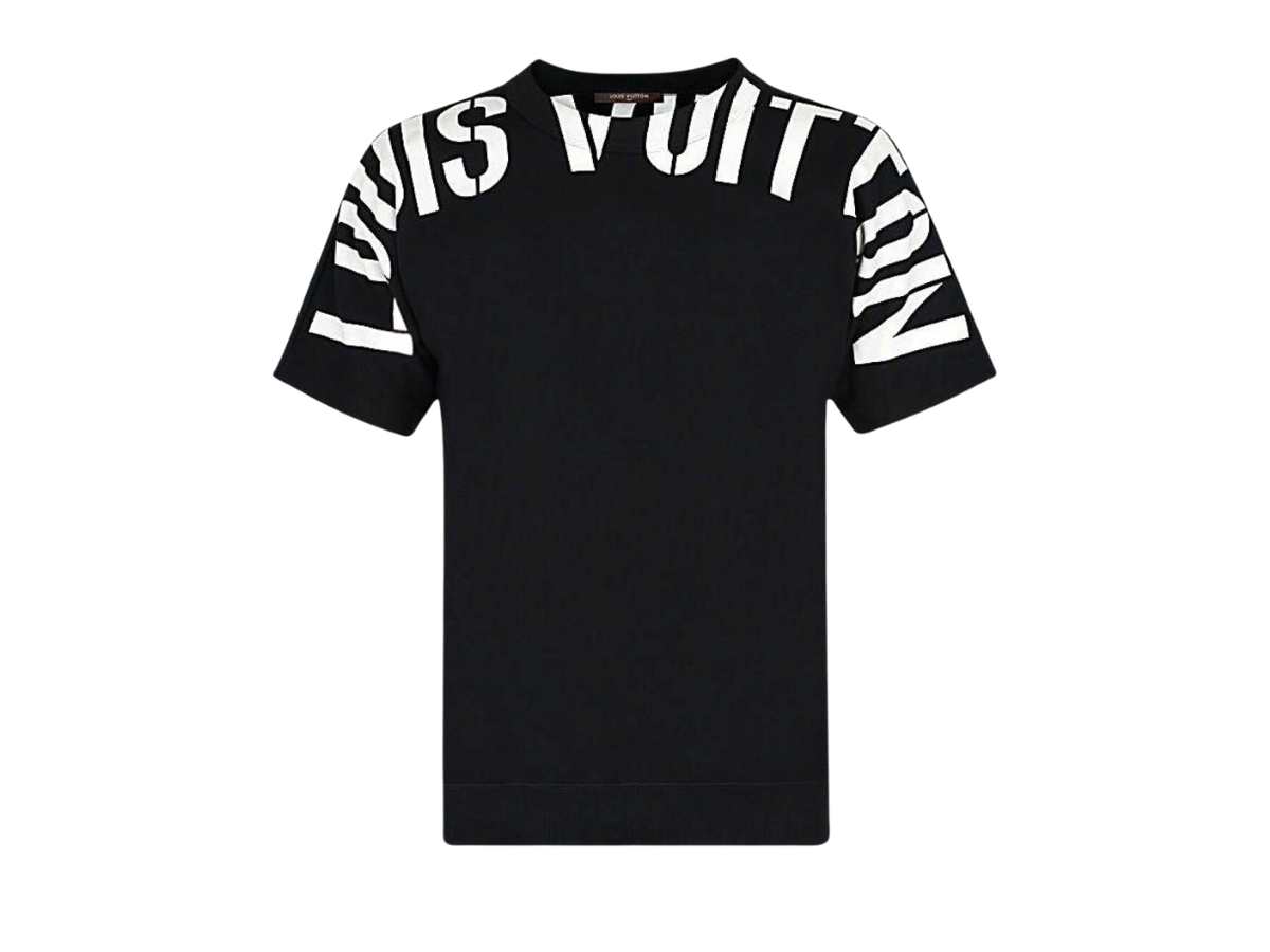 Buy Louis Vuitton x Fragment Tee Shirt Black Cotton | SASOM