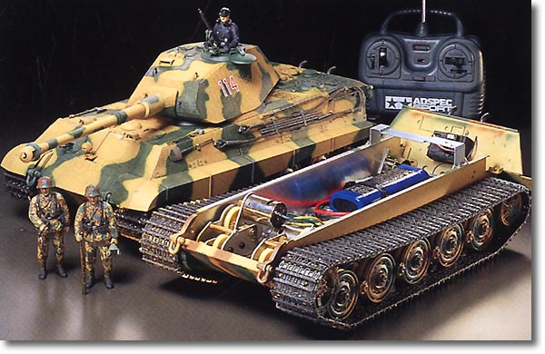タミヤ 1/16 ラジコン キングタイガー（ポルシェ砲塔） タミヤ1/16