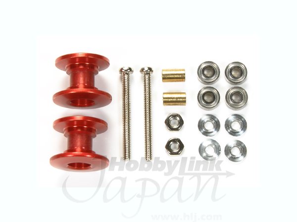 軽量2段アルミローラーセット (13-12mm) (レッド) ミニ四駆限定 | HLJ