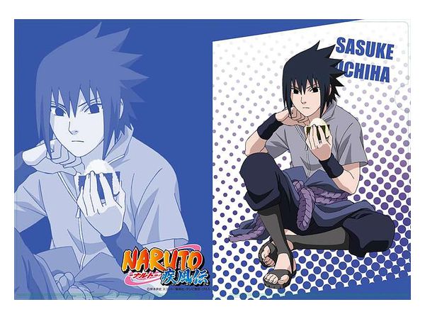 NARUTO ナルト 大江戸温泉 マジッククリアファイル うちはサスケ