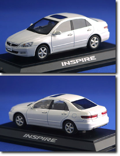 1/43 ホンダ インスパイア ミニカー プレミアムホワイトパール 1/43