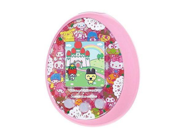 たまごっち♡みーつ サンリオキャラクターズ ピンク ストラップ付き