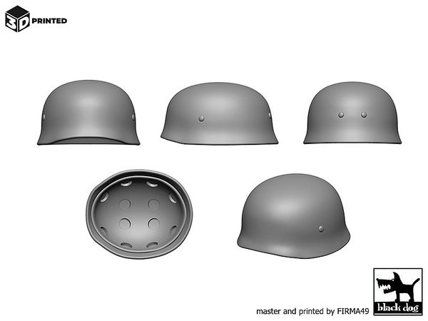 WWⅡ ドイツ軍 M38型降下猟兵ヘルメット(グレー) 1/16 ドイツ軍 M38 降下