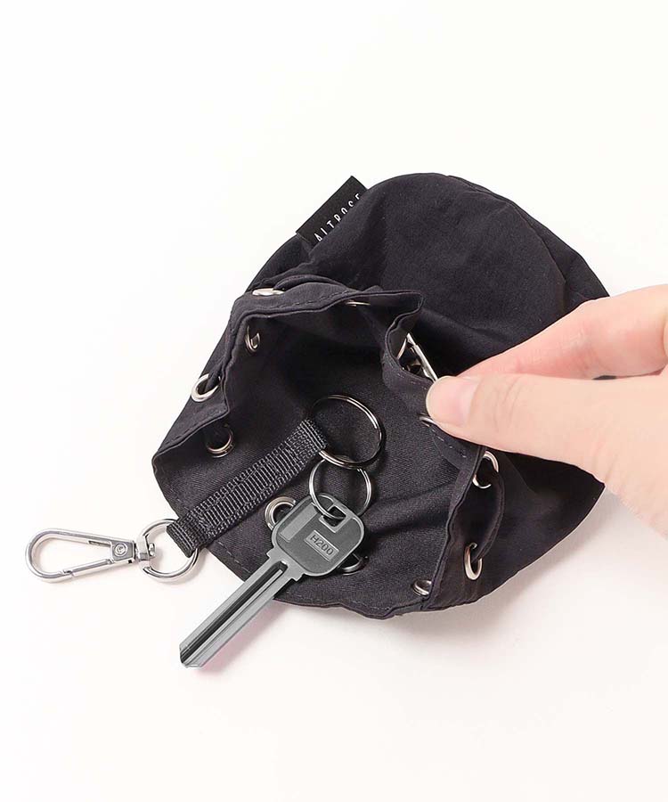 00152917 050210115000339 巾着ポーチ付くしゅくしゅストラップ スマホ